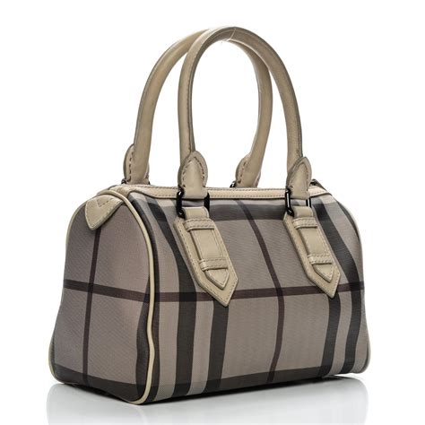 burberry smoked check chester bowling bag|Bags .